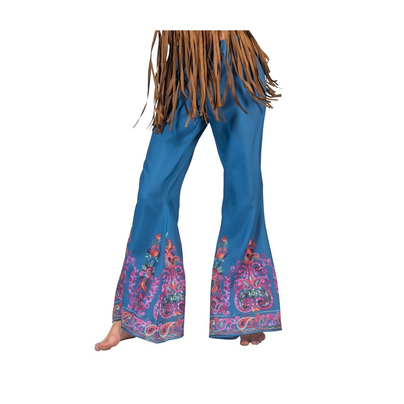 DEGUISEMENT FEMME PANTALON HIPPIE TAILLE 36-38 (S)