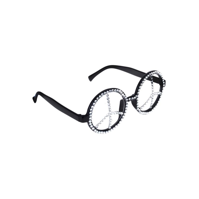 LUNETTES NOIRE RONDE HIPPIE 