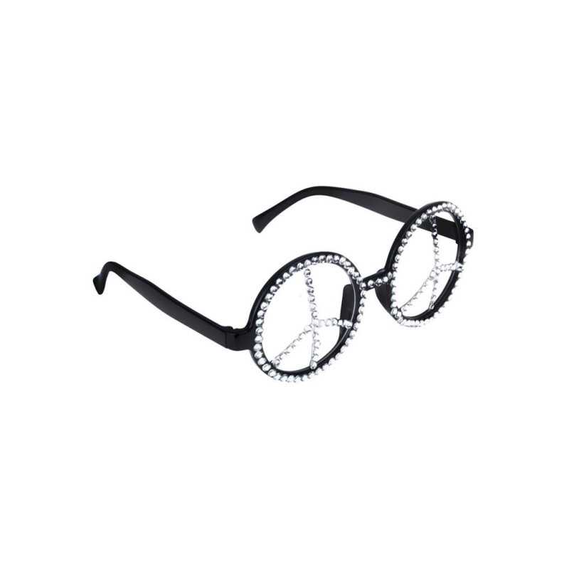 LUNETTES NOIRE RONDE HIPPIE 