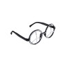 LUNETTES NOIRE RONDE HIPPIE 