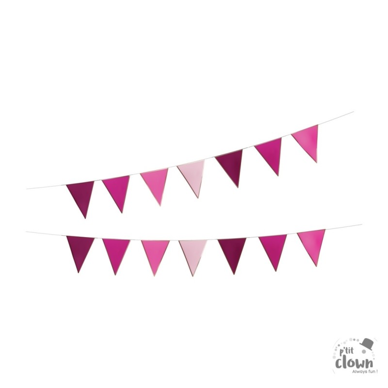 GUIRLANDE PAVILLONS  DIFFERENTS ROSES 3 METRES  GUIRLANDE PAVILLONS  DIFFERENTS ROSES 3 METRES