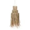 SUSPENSION PALM LEAF RAPHIA NATUREL 42 X 80 CM 