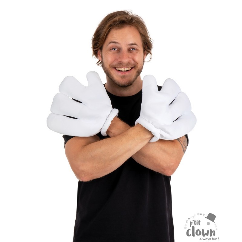 GANTS BLANCS DE MASCOTTE GEANTS 