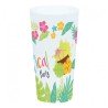 GOBELET PP IMPRIME TROPICAL PARTY 700 ML DIA 9.2 CM 17 CM