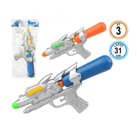 PISTOLET A EAU 31 CM COULEUR ASSORTIS