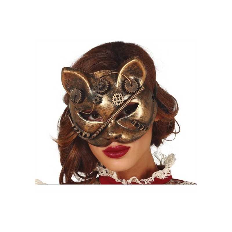 MASQUE DE CHAT STEAMPUNK 