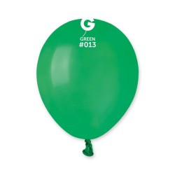 50 BALLONS VERT FONCE  013GREEN BIO LATEX 13 CM 