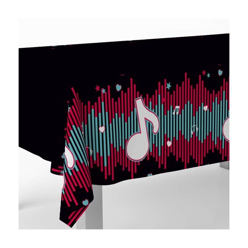 NAPPE EN PLASTIQUE MUSIQUE TIKTOK 120 X 180 CM 