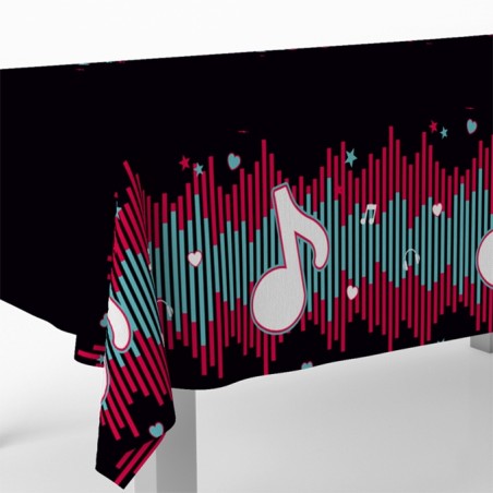 NAPPE EN PLASTIQUE MUSIQUE TIKTOK 120 X 180 CM 