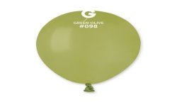 50 BALLONS VERT OLIVE GREEN OLIVE LATEX 13 CM 