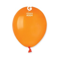 50 BALLONS ORANGE  004 BIO LATEX 13 CM 