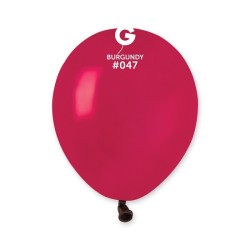50 BALLONS BORDEAUX BURGUNDY  047 BIO LATEX 13 CM 