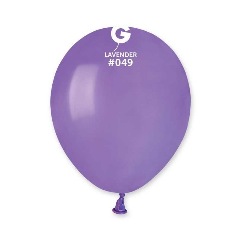 50 BALLONS LAVANDE LAVENDER LATEX 13 CM 