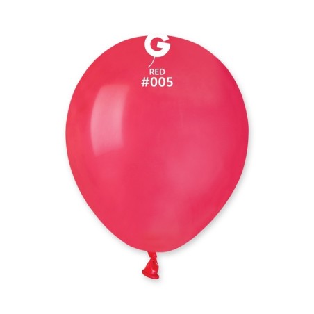50 BALLONS ROUGE RED  005  LATEX 13 CM 