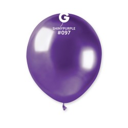 50 BALLONS SHINY VIOLET 13CM 