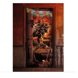 DECORATION HALLOWEEN FLEURS MONSTRE 80 X 180 CM