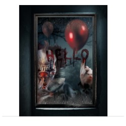 DECORATION HALLOWEEN CLOWN 80 X 120 CM