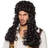 PERRUQUE LONGUE BOUCLEE CAPITAINE PIRATE  PERRUQUE LONGUE BOUCLEE CAPITAINE PIRATE