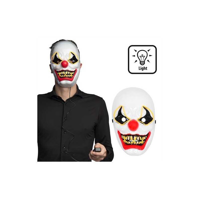 MASQUE MONSTRE CLOWN TUEUR LED