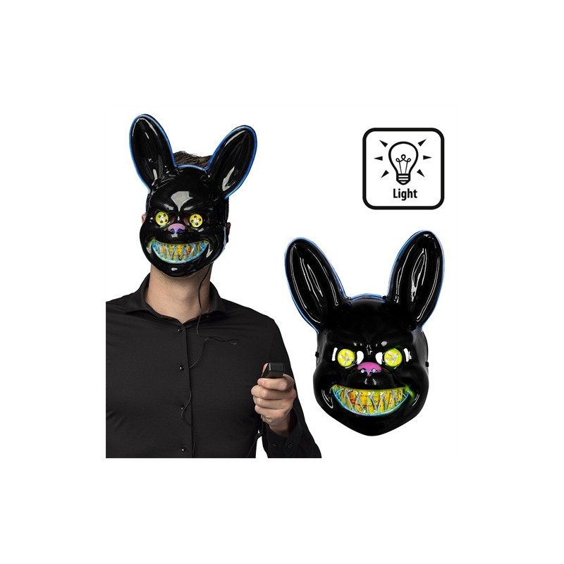 MASQUE LAPIN TUEUR LED  MASQUE LAPIN TUEUR LED