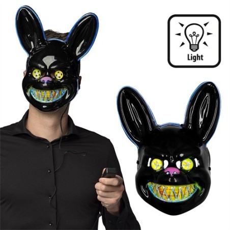 MASQUE LAPIN TUEUR LED 