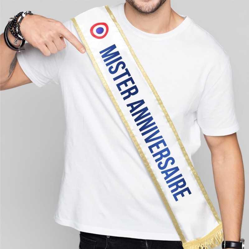 ECHARPE MISTER ANNIVERSAIRE