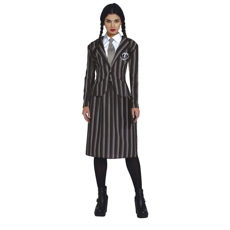 DEGUISEMENT MERCREDI ADAM UNIFORME ECOLIERE TAILLE L (42-44)