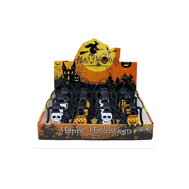 LANTERNES LED HALLOWEEN 10 CM MODEL ASSORTIS