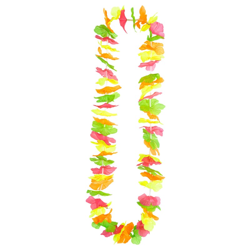 COLLIER HAWAI MULTICOLORE NEON