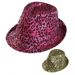 CHAPEAU BORSALINO LEOPARD COULEURS ASSORTIS 