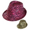 CHAPEAU BORSALINO LEOPARD COULEURS ASSORTIS 