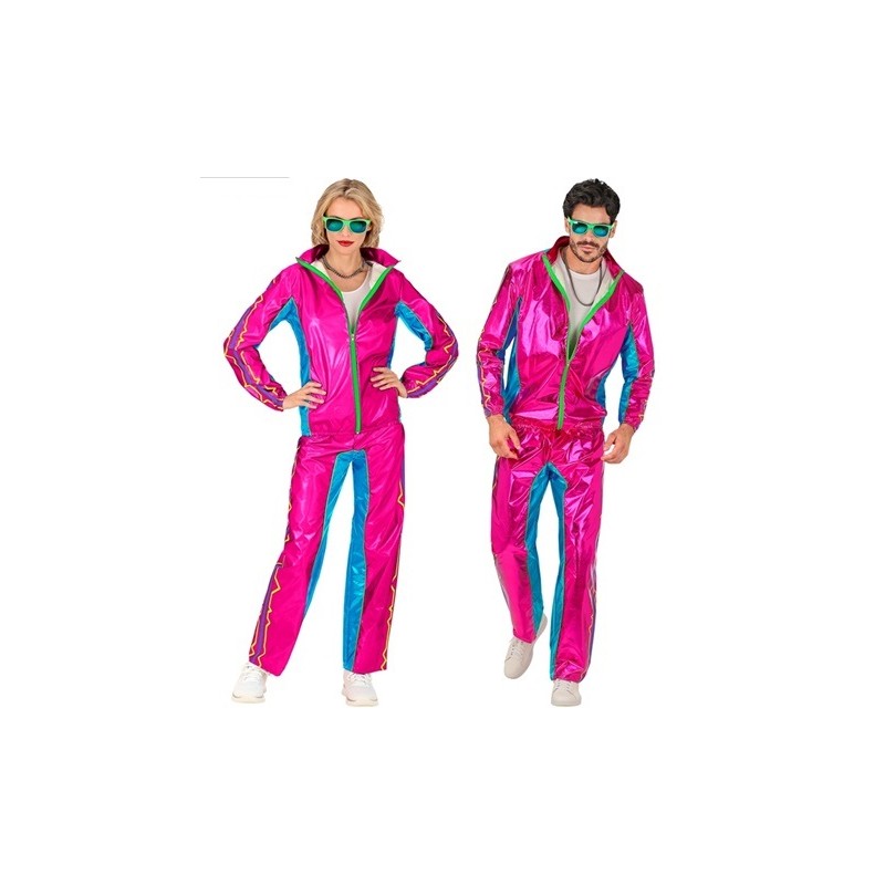 DEGUISEMENT SURVETEMENT OU JOGGING FLUO ROSE TAILLE S