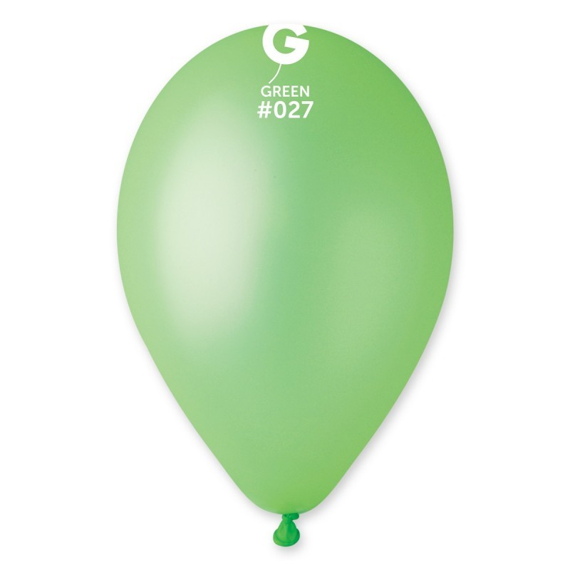 10 BALLONS VERT NEON OU FLUO BIO LATEX 30 CM 