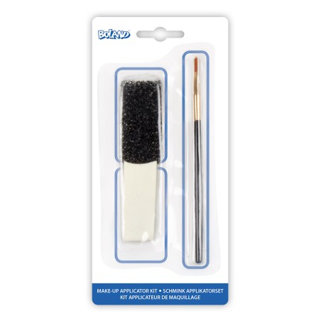 KIT APPLICATEUR DE MAQUILLAGE PINCEAUX+EPONGES