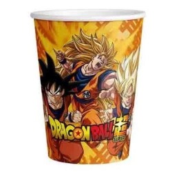 8 GOBELETS DRAGON BALL Z 250 ML 