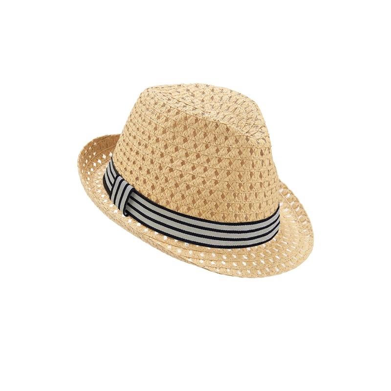 CHAPEAU BORSALINO PAILLE NATURELLE