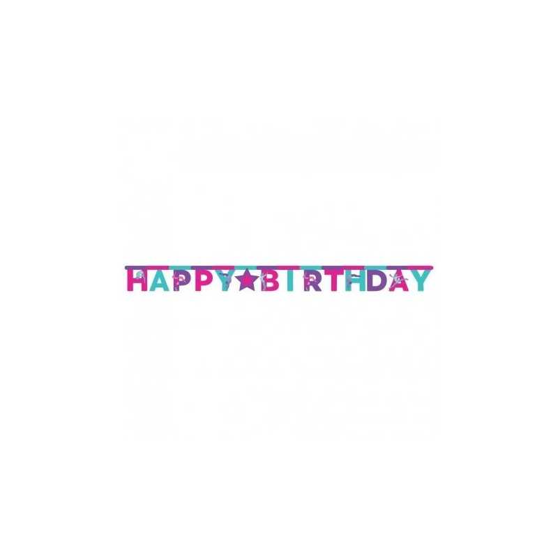 GUIRLANDE HAPPY BIRTHDAY GYMNASTIQUE 304 CM 