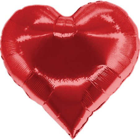 BALLON METALLIQUE CASINO COEUR ROUGE 58 CM 