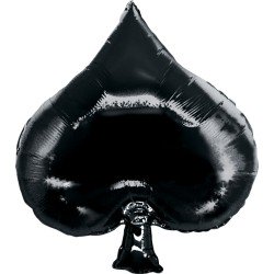 BALLON METALLIQUE CASINO PIQUE 71 CM 