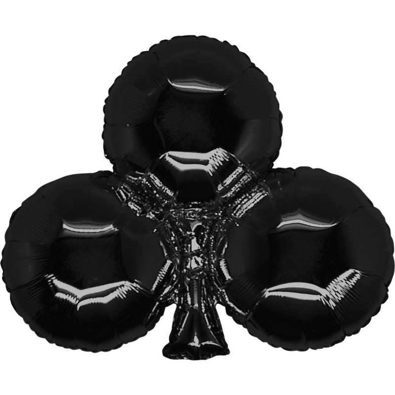 BALLON METALLIQUE CASINO TREFLE 76 CM 