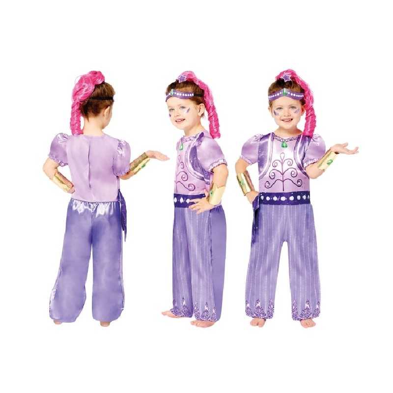 DEGUISEMENT ENFANT FILLE ORIENTALE VIOLETTE SHIMMER TAILLE 6-8 ANS 