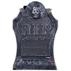 PIERRE TOMBALE AVEC CRANE MONTANT ET DESCENDANT LUMINEUX 