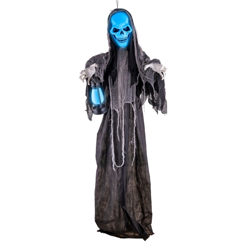 DECORATION HALLOWEEN FANTOMES SUSPENDU SON ET LUMIERE 180 CM DECORATION HALLOWEEN FANTOMES SUSPENDU SON ET LUMIERE 180 CM