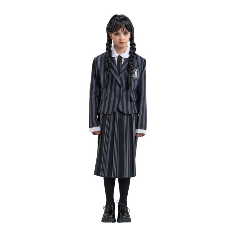 DEGUISEMENT FILLE MERCREDI FAMILLE ADDAMS TAILLE 152