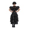 DEGUISEMENT FILLE MERCREDI FAMILLE ADDAMS ROBE DE BAL TAILLE 152