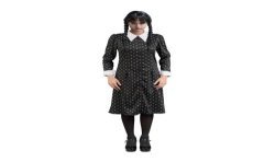 DEGUISEMENT ROBE A MOTIFS MERCREDI ADAM TAILLE XS