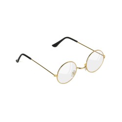 LUNETTES METAL RONDES OR