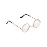 LUNETTES METAL RONDES OR