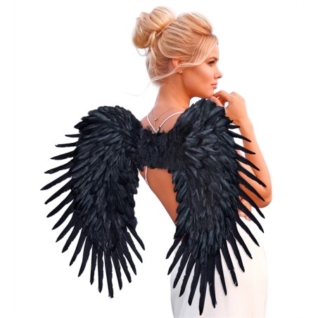 AILES NOIRES PLUMES 85 X 60 CM