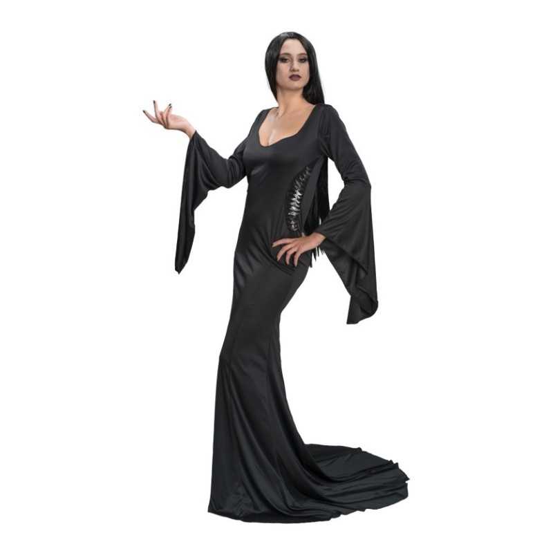 DEGUISEMENT ROBE NOIRE MORTICIA TAILLE M